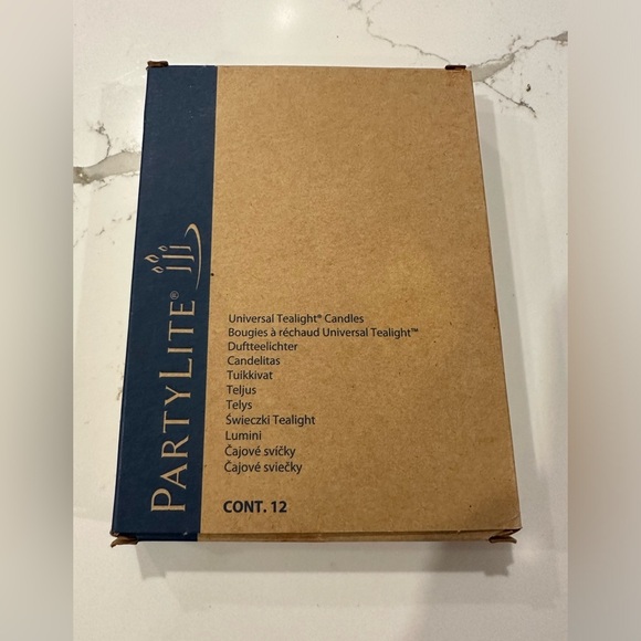 Partylite tealight  12 pack juicy clementine orange candles in box new - Picture 2 of 4